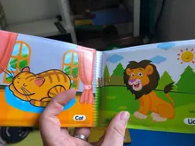 Libros de baño de dibujos animados de EVA para bebé, juguetes educativos para el baño, páginas impermeables, suaves, con silbato BB
