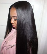 Extensiones de cabello humano liso brasileño, 1/3/4 Uds., extensiones de cabello Natural/negro azabache, extensiones de cabello humano Younsolo