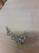 Bohemian sin Piercing para la oreja, de estrás de cristal Cuff Wrap Clip de perno pendientes para mujer niña moda pendientes joyas Bisutería