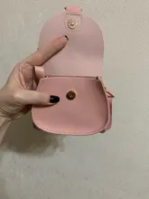 ¡Novedad! Bolso pequeño de hombro para niños y niñas de 7 colores, bolso de cintura de piel sintética dulce para niños, bolsos cruzados