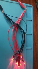 Bulb Diodes Led-Light-Lamp Prewired Home-Decoration 10pcs/Lot 5mm 20cm 12V for DIY Four-Colors