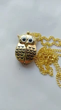 Reloj de bolsillo con forma de búho para niños, colgante, collar, el mejor regalo, envío directo