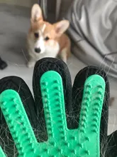 Guantes de aseo de mascotas Deshedding guantes para cepillar eficaz limpieza masaje Animal Baño de pelo de gato perro peines