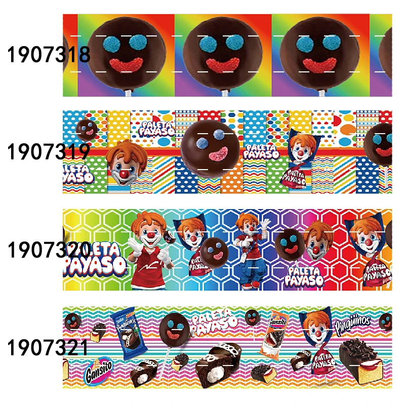 

FLRARibbon 38MM 75MM mexican sweet snack ribbon