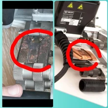 Máquina soldadora de tierra portátil, minimáquina de soldadura con cuña de membrana, equipos de soldadura para Geomembrana 220V 800W