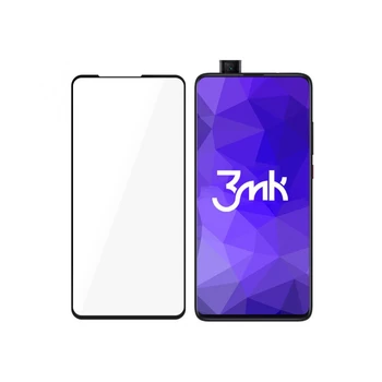 

3MK Protector de Pantalla compatible con Xiaomi Mi 9T Black HardGlass Max