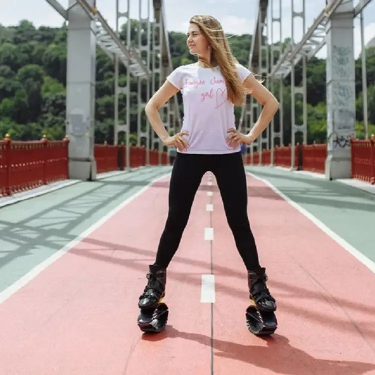 Kangoo-Botas de salto para mujer, zapatos para correr, estudio, entrenamiento, baile, entrenamiento de culturista - AliExpress
