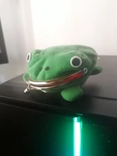 2021 1 Uds Venta caliente Rana cartera Anime de dibujos animados cartera moneda monedero Manga Cartera de franela lindo monedero titular de la moneda