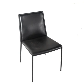 

Black METAL chair upholstered POL IPIEL