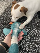 Dog-Toys Puppy Squeak Chew-Cleaning Plush Pet-Resistance Cat Cartoon Cloth Linen 33cm