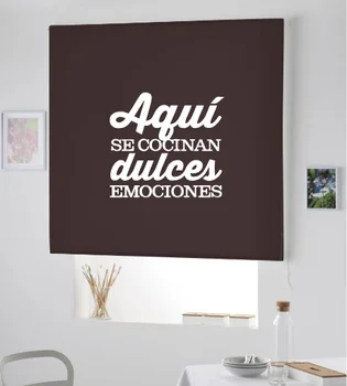 

Blind Iroa roll for kitchen/Sweet Emotions! ROLLER BLINDS TRANSLUCENT! (CHOCOLATE 100X175)