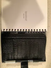 Moterm Luxe-planificador de anillos A5 con carpeta de anillos de 30mm, Agenda, organizador de granos Crocs, diario, Bloc de notas, cuaderno de bocetos