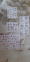 Sticker Decal Decor Manicure Marble Nail-Art Watermark-Slider 1-Sheet Gradient Black