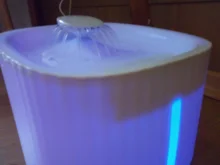 3L Pet automática cuenco para gatos y perros de la fuente de agua eléctrica LED mudo alimentador de agua USB dispensador de bebidas para mascotas para perro