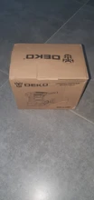 DEKO-LIJADORA ORBITAL Random DKSD125J1, 350W, con escape de polvo y depósito de polvo híbrido