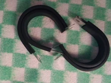 Cable-Mounting-Hose-Pipe Clamp Rubber-Lined P-Clips Mikalor 304-Stainless-Steel 2pcs/Lot