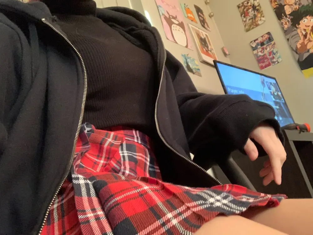 School Uniform Plaid Skirt E-girl Harajuku photo review