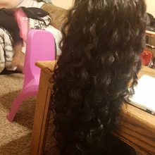Nicelight agua onda de encaje peluca Frontal 13x4 peluca con malla Frontal Remy brasileño pelucas de cabello humano cabello Natural Cierre de encaje rizado peluca