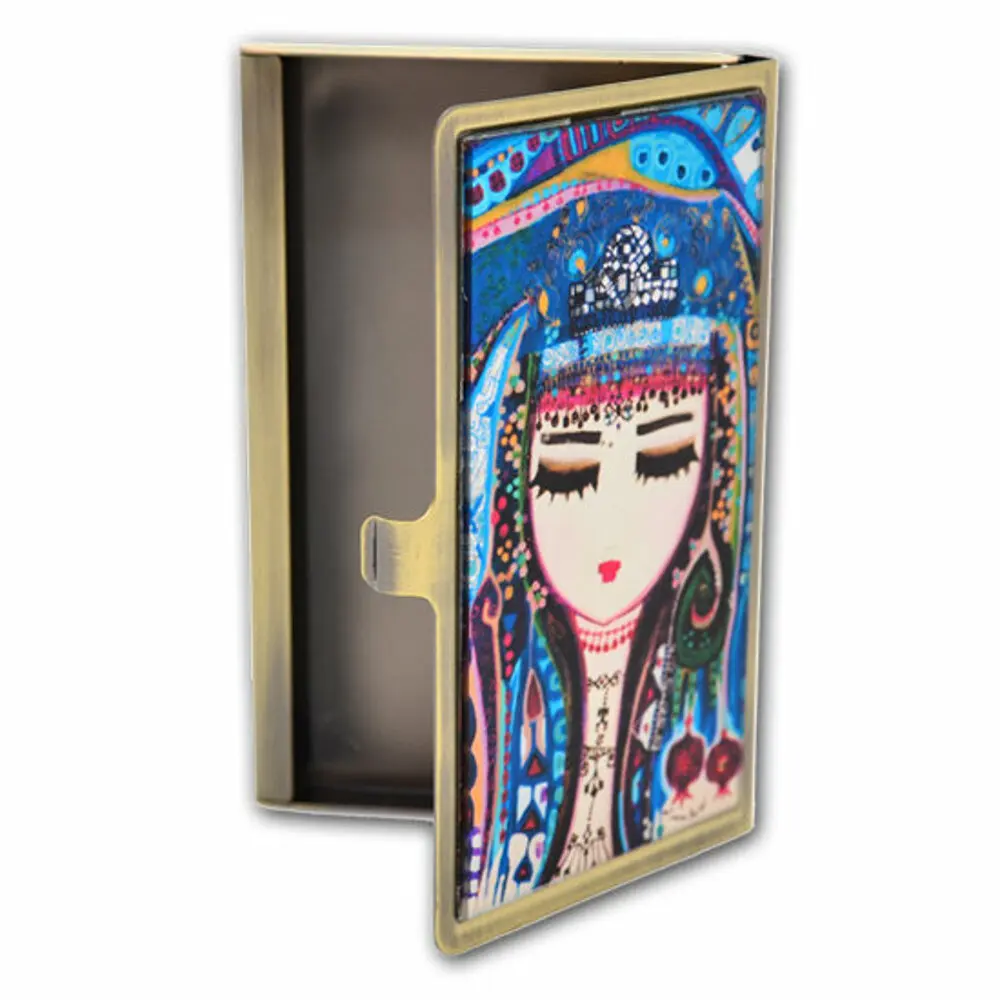 

Biggdesign Metal Cover Card Holder, Colorful Design, Minimal Size, Metal Card Holder, Security Lock, ideal Pocket You Special