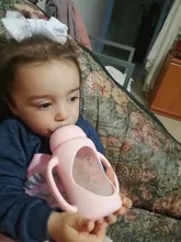 Baby Bottles Glass Newborn Silicone Milk-Feeder Drinking-Cup Bpa-Free Children 