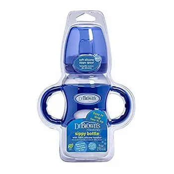 

Dr Brown'S Biberon Transition With Handles 270 ml Blue