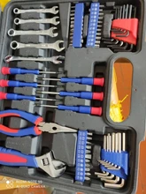 WORKPRO-Juego de Herramientas para el hogar, utensilio doméstico, juego de enchufes, destornilladores, herramientas de reparación para el hogar, herramientas manuales de bricolaje