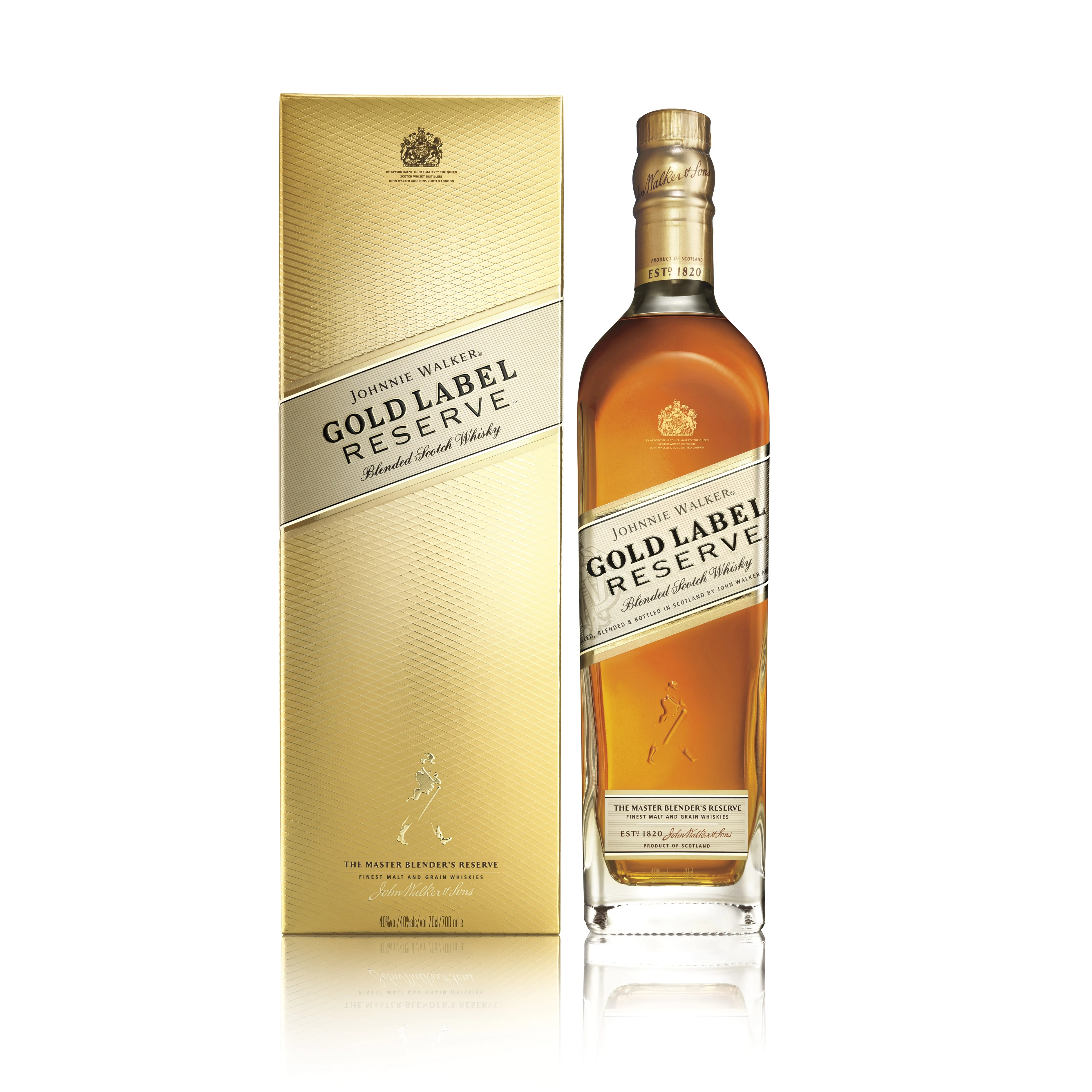 Whiskey Johnnie Walker Gold Label Reserve, Scotch Whisky 15 years, 70 cl,  Shipments from Spain, Gold Medal Premium gift