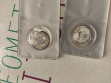 2 uds. De lentes de contacto de Color para Halloween, Cosplay de Anime, lentillas de ojos góticas, Manson de colores blanco, negro y rojo, lentes de contacto