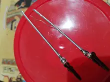 Lote 50 Uds 4 pulgadas DIY craft new wire clip card & note & picture & photo & memo holder clips, pinza de cocodrilo de fiesta, arcilla & Accesorios para pasteles