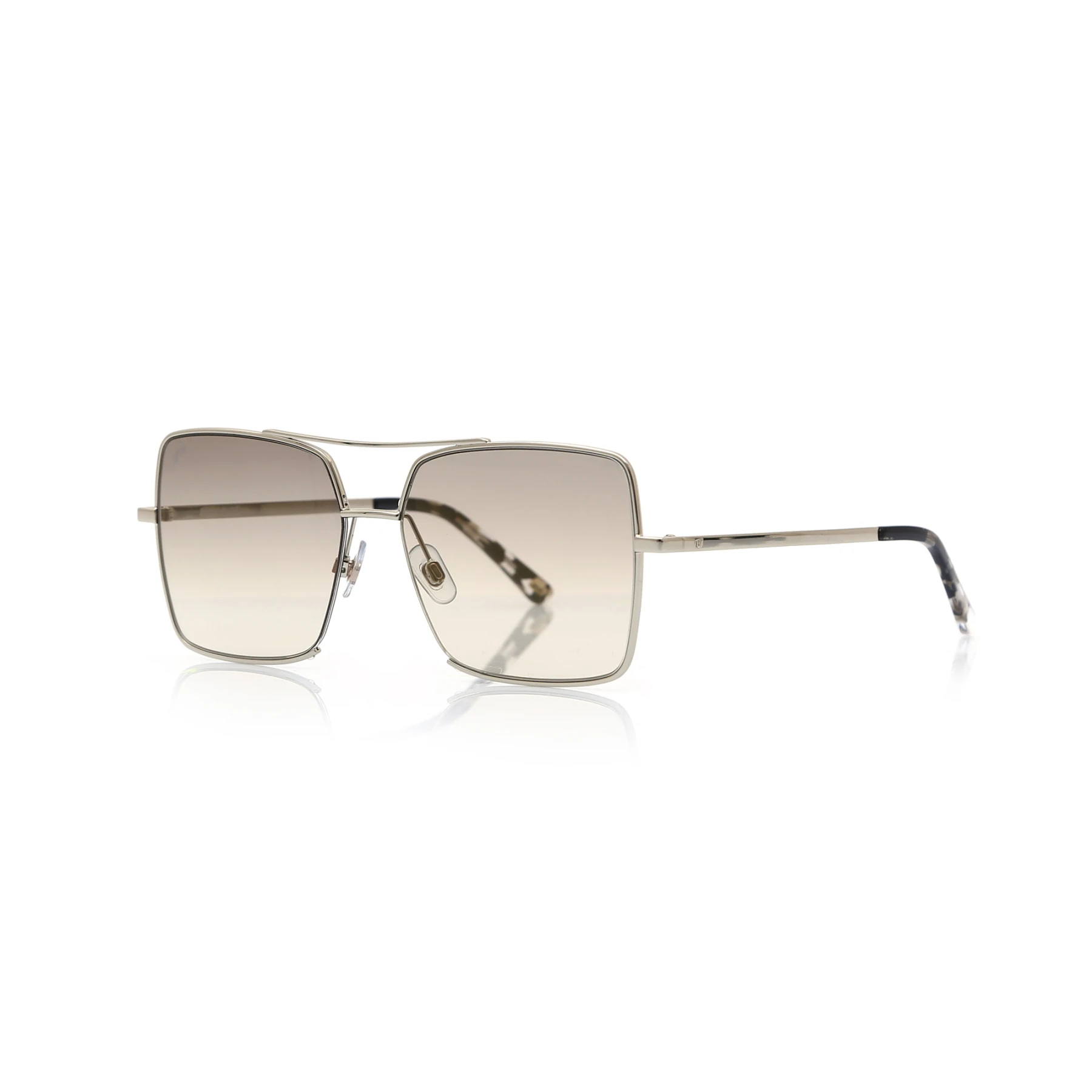 

Unisex sunglasses w 0210 28g metal gold organic square square 57-15-140 web