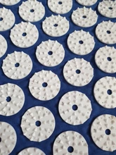 Esterilla para acupresión antideslizante, colchoneta con punta de masajes para el dolor corporal, ejercicios, yoga y pilates, con bolsa de regalo y aplicador