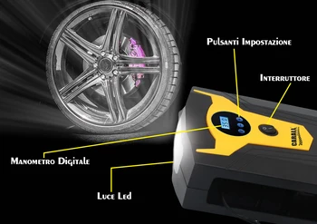 

Compressor air pump portable digital stereo amplifier for car motorcycle bike with cigarette lighter automatic stops with Led light for use nott