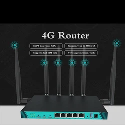 Cioswi wg1602 gigabit duplo cartão multi modo inteligente 1200m 4g lte duplo roteador de cartão sim openwrt cat6 modem wi fi com sim