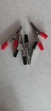 Cable Charging-Clamp Crocodile-Clip Clamp-Length Plastic-Handle Lead-Test Metal Insulated