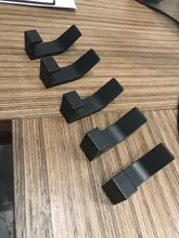 Double-Hook Kitchen-Accessories Bathroom Black White Livingroom for 5PCS