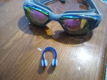 Gafas de natación antiniebla profesional para adultos, lentes de natación negras con tapones para los oídos, Clip para la nariz, gafas de natación de silicona electrochapadas