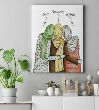 

Personalized Turbans Cartoon Canvas Table 50x70 Cm 42778