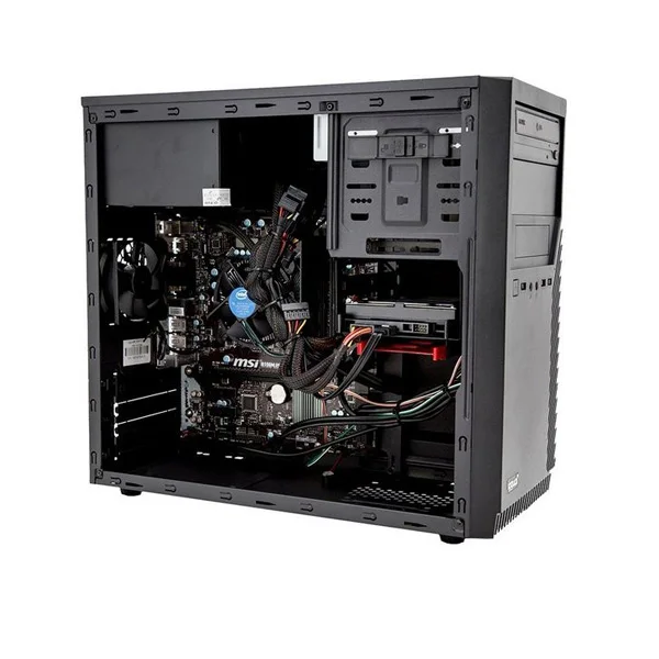 Настольный ПК iggual PSIPCH402 i3-8100 8 ГБ ОЗУ 120 ГБ SSD черный