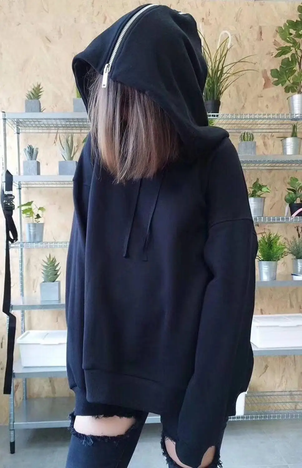 Darkshadow Full Zipper to the Hood Hoodie /