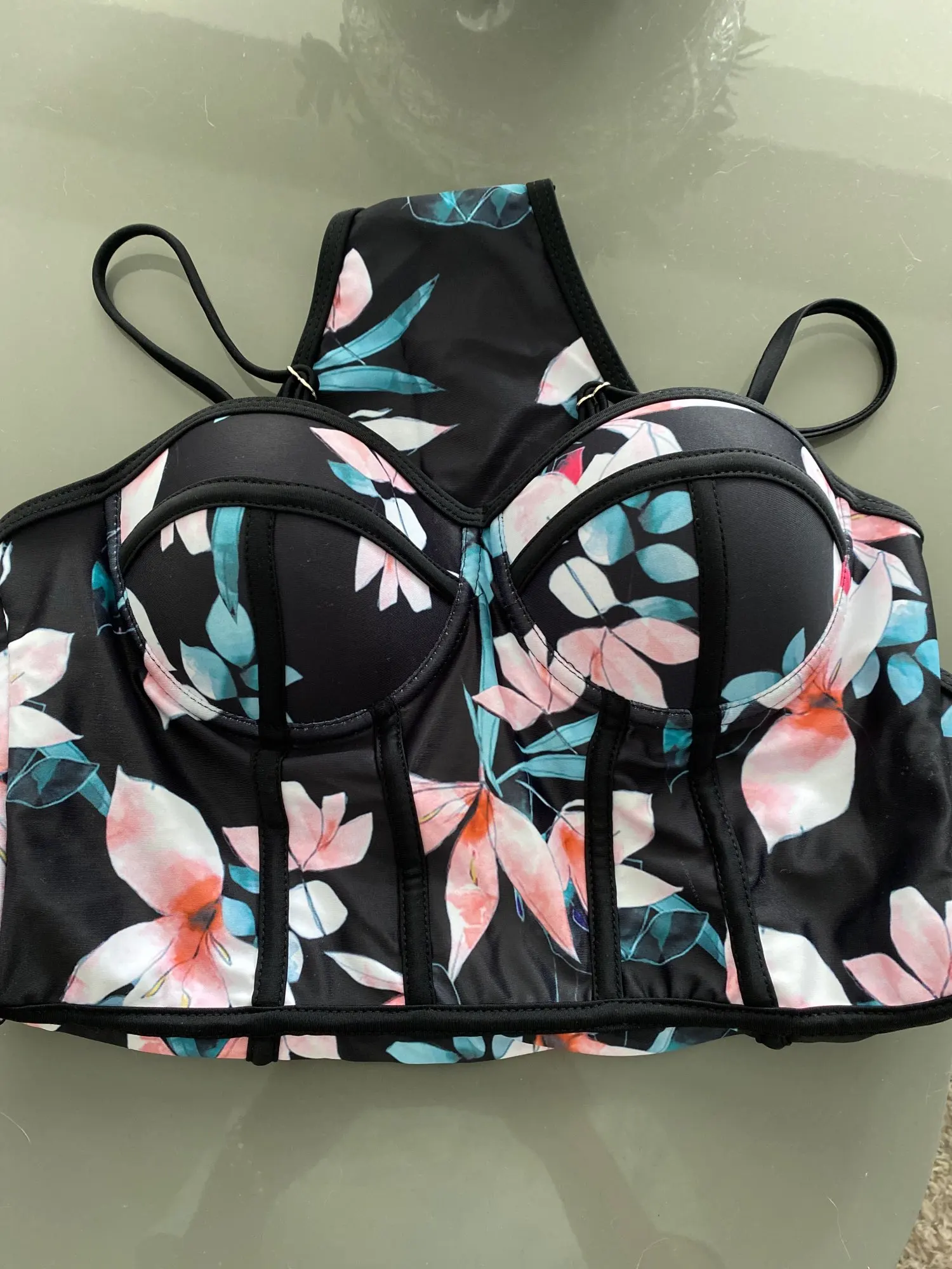 2021 New Sexy One Piece Swimsuit Women Swimwear Cut Out Bathing Suit Summer Push Up Monokini Print Swim Suit  Beach Wear Female|Body Suits|   - AliExpress
