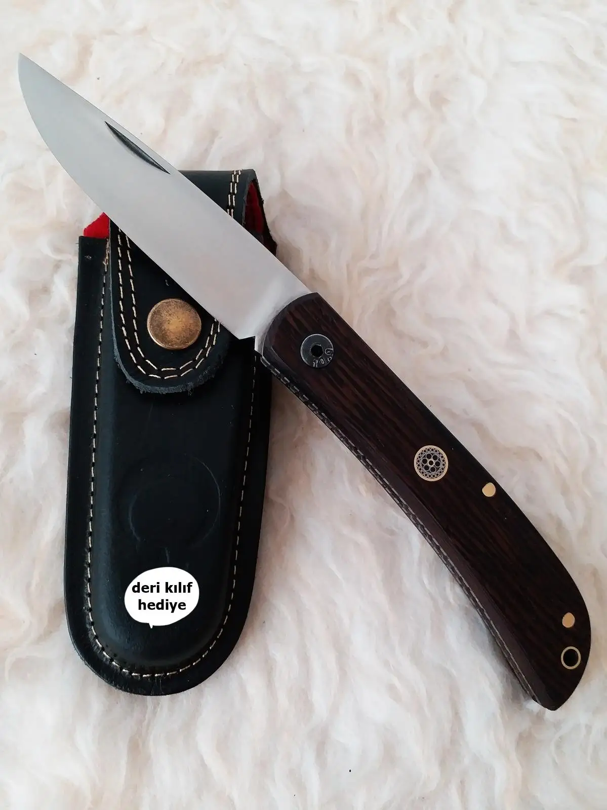 Turkish Handmade Folding Knife Jackknife Edc Pocket Machete Camping Hunting Survival Self