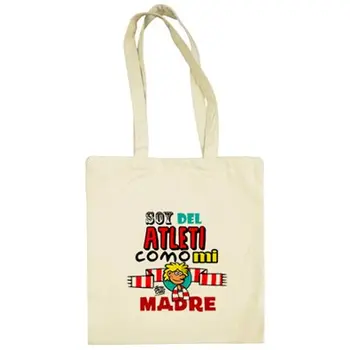 

Cloth bag Atletico Madrid I'm Atleti like my mother