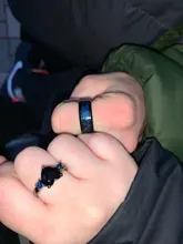 Anillo de circonia cúbica con forma de corazón negro para parejas, sortija, Zirconia, circonita, zirconita, zirconita, circón, estilo romántico, Popular, aniversario de boda