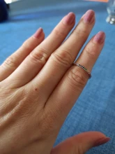 LEKANI-Anillo de Plata de Ley 925 con diseño de arcoíris para mujeres y niñas, joyería fina, para bodas