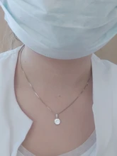 Collares de circonita AAA para mujer, de Plata de Ley 925, colgante de diamante brillante, gargantilla de compromiso, joyería fina NK068