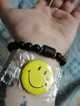 Abalorios de piedra negra para Hombre y mujer, pulsera con constelación de 12, para parejas, Moda Masculina