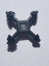 Portabrocas Universal multifunción 4 en 1, soporte para taladrado, llave inglesa, anillo de conector de trinquete, mango de combinación, llave estrella