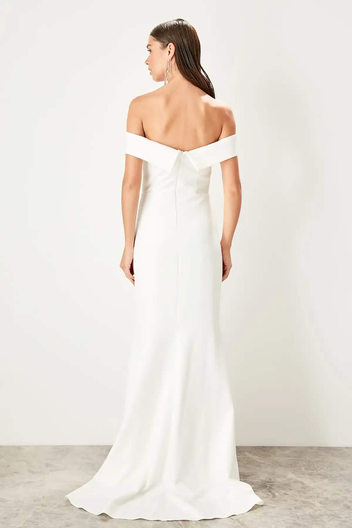 Trendyol Carmen Collar Evening Dress TPRSS19FZ0276