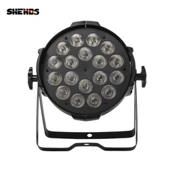 SHEHDS – éclairage extérieur de scène 18x18W RGBWA + UV DMX512 IP65 DMX, effet d'éclairage de scène adapté au DJ Disco Bar église 
