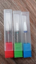 Broca de clavo de cerámica de fresado para Mill manicura máquina conjunto cortador para pedicura limas eléctricas para uñas Taladro